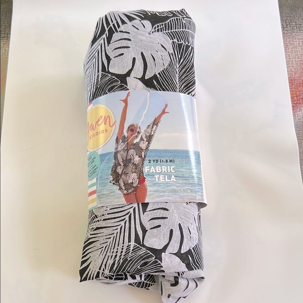 Gwen Studios Tropical Print DIY Make Your Own Tunic Fabric NWT